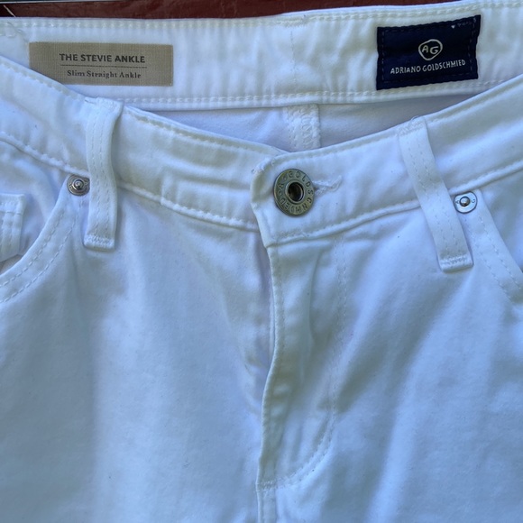 Anthropologie AG Adriano Goldschmied The Stevie Slim Straight Jeans Size 27 - Picture 9 of 12